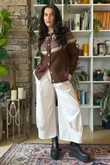 Ferguson Fair Isle Cardigan Chestnut